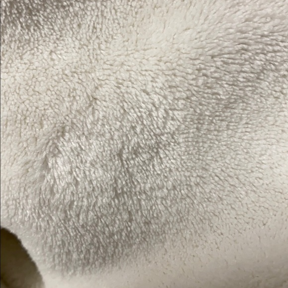 Land’s End  Sz 14 (girls) 3/4 zip jacket Crème - Picture 5 of 5